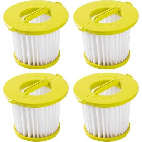 Filtres Fette - Filtres de remplacement pour aspirateur compatibles avec les modèles Ryobi ONE+ 18V PCL700 PCL704 PCL705 (référence A32F05N A32HF00) et compatibles avec Hoover BH57400V. Lot de 4. (1/3)