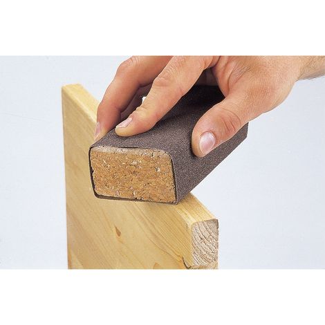 kwb 484900 Blocco di levigatura a mano, sughero, 40 x 80 x 120 mm 1 pz. (1/4)