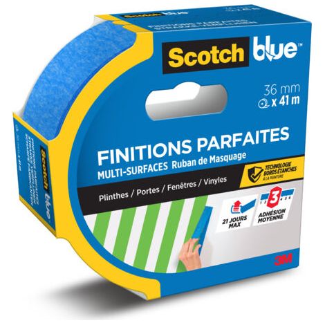 Ruban de masquage Finitions Parfaites SCOTCH l.36 mm x L.41 m (1/5)