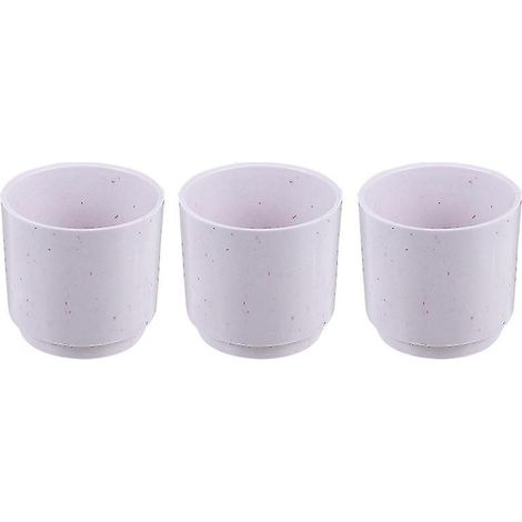 Lot de 3 pots de fleurs pour balcon
