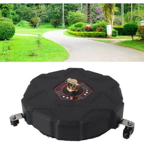 Nettoyeur de Sol Haute Pression 13 Pouces avec Roues et Tige Allongée Connecteur Rapide 1/4 pour Nettoyage Facile - (1/5)