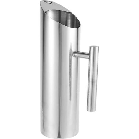 Jarra de agua de acero inoxidable de 1,5 L，Jarra para bebidas frías，Para bebidas frías y accesorios de bar (1/5)