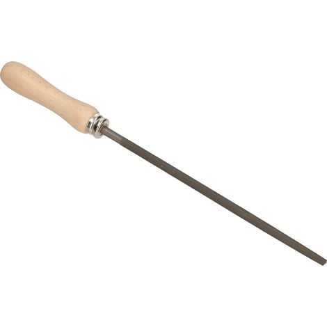 KOTARBAU Lime d'atelier ronde - Longueur : 200 mm - 2 (moyenne) - Lime à main ronde en métal pour traitement grossier du métal. (1/5)