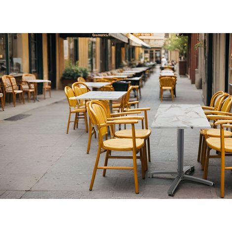 Pied de table pliable d'extérieur en aluminium Martina (1/5)