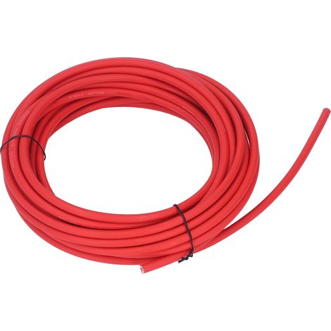 Câble Solaire 6mm² Rouge 20m pour Installation Photovoltaïque et Panneaux Solaires (1/5)