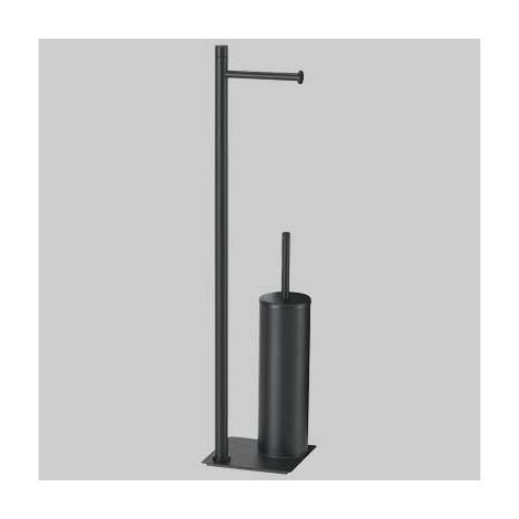 PIANTANA PORTA ROTOLO  SCOPINO TRILLY  Nero     GEDY