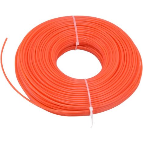 Corde Nylon Ronde 2,4mm pour Débroussailleuse et Coupe-Bordures - Fil de Taille Haies