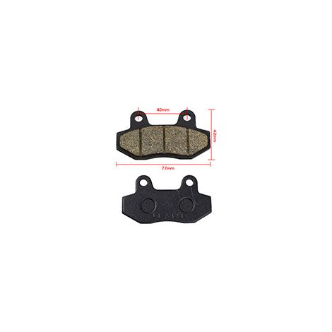 Plaquettes de frein à disque à double pompe épaissies Wuyang Princess CBX125F, pour véhicules électriques, motos et tricycles. Épaisseur : 9 mm. (1/5)