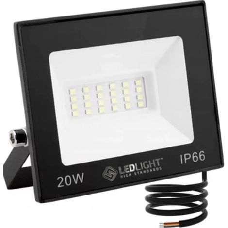 Foco LED hal贸geno para exteriores, aplique de pared para jard铆n, 20W, 6500K
