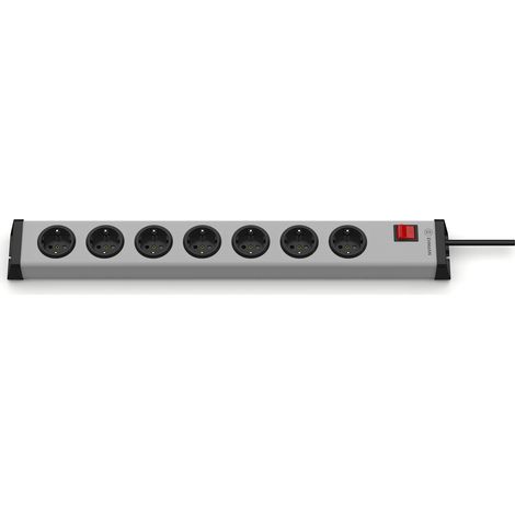 Barre multiprise universelle 7, Argent/Noir (1/5)