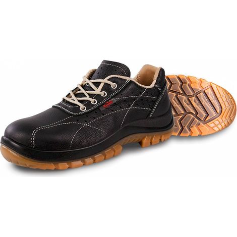 Hase Sicherheitshalbschuhe S1 Tropea Größe 44, Vollrindleder (1/3)