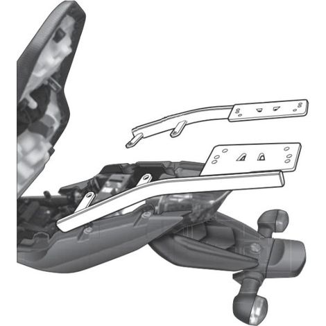 Portapacchi Shad per Yamaha XJ6 600 S Diversion, XJ6 600 F Diversion, XJ6 600 S Diversion, XJ6 600 F Diversion, XJ (1/3)