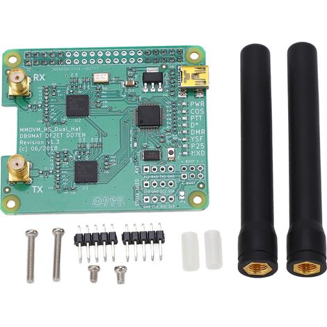 Module MMDVM Hotspot Multimode Carte d'Extension pour Raspberry Pi, Accessoire Radio Amateur, Point d'Accès Numérique, Compatible avec Pi 3/4, Faible Consommation (1/5)