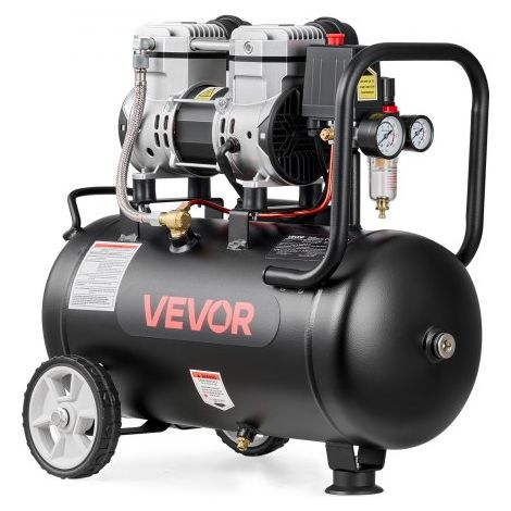 Compresseur à Air 24 L Réservoir Compresseur d'Air sans Huile 1 (1/5)