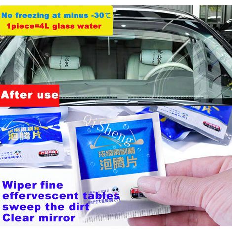 500 comprimés effervescents solides pour lave-glaces de voiture, accessoires de réparation de vitres automobiles. (1/5)