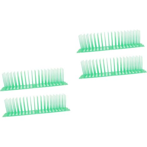 2 Ensembles Oiseau Chat Haute Épine Tapis Anti-Pointes Réseau Anti-Chats Tapis D'excréments D'extérieur pour Chats Coussinet Anti-Chat Green Plastique 2 Pièces 2 (1/5)