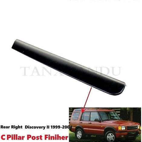 Los embellecedores de las puertas laterales traseras y de las ventanillas del pilar C del Land Rover Discovery 2 II (1999-2004) se pueden sustituir directamente. (1/4)