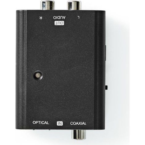 Convertitore Audio Digitale a Due Vie Ingressi di Connessione: 1x S/pdif (RCA) Femmina / 1x Toslink Femmina Uscita - Nedis