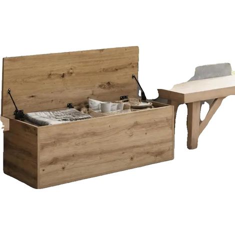 Contenitore portaoggetti, design moderno e minimalista, struttura autoportante, marrone (1/2)