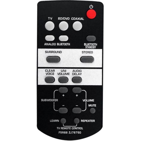 Télécommande FSR66 ZJ78750 pour Yamaha YAS-103 YAS-105 YAS-106 YAS-107 YAS-108 YAS-207 ATS-1030 ATS-1080 (1/5)