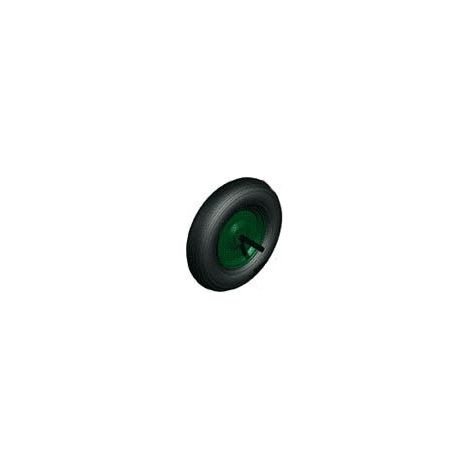 RUEDA CARRETILLA OBRAS NEUMATICA Ø 350 MM, EJE Ø 8 MM - 1400013 (1/2)