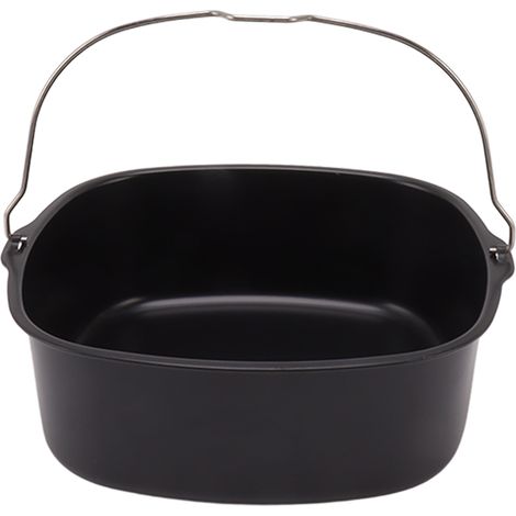 8-Zoll-Antihaft-Kuchenform aus Metall für Fritteusen, Backzubehör mit Griff (1/5)