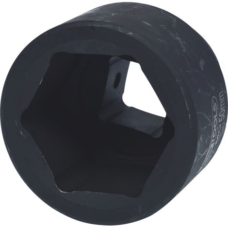 KS Tools 1 Sechskant-Kraft-Stecknuss, kurz, 50 mm (1/4)