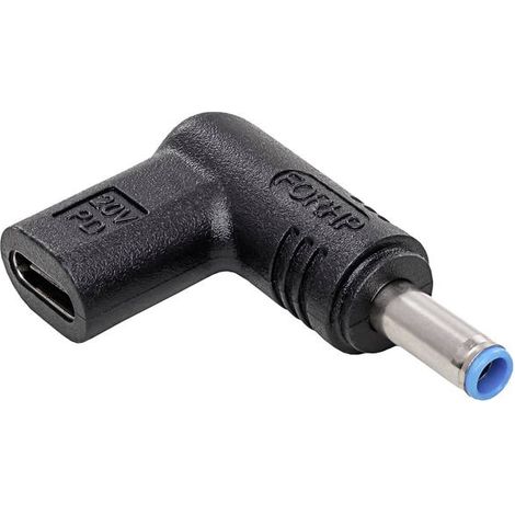 Adattatore USB-C / 4,5x3,0 mm per laptop HP Asus AK-ND-C09 con Power Delivery 100W