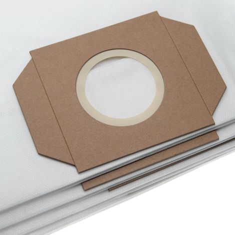 vhbw 5x sacchetto sostituisce Thomas 450, 787114, 787179 per aspirapolvere - in microfibra, 34,2cm x 90,1cm, bianco