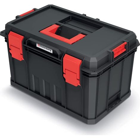 Caja de herramientas Kistenberg plástico ABS negro 530 x 355 mm