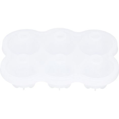 Moule à Boules de Glace en Silicone avec 6 Alvéoles et Trou d'Évacuation pour Bar Maison (1/5)