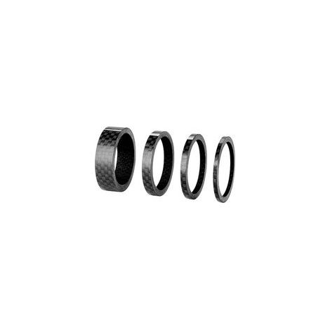4-teiliger Lenkkopfspacer aus Carbonfaser, Fahrradgabelspacer, für Rennräder und Mountainbikes, 3 mm/5 mm/10 mm/15 mm (1/5)