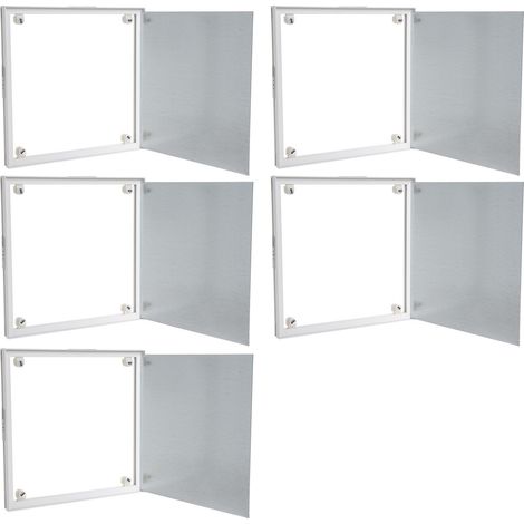 Lot de 5 trappes de visite à carreler Semin - 300 mm x 300 mm - spécial accès sous baignoire - pièces humides et salle de bain (1/5)