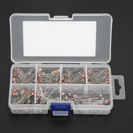 FENOPLASTICAUlisemKit de Résistance Photosensible, 175 Pièces Mini Kit de Résistance Photosensible, GL5506 GL5516 GL5526 GL5528 GL5537 GL5539 GL5549, Composants électroniques (1/4)