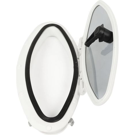 Hublot ovale en acier inoxydable anti-âge pour bateau, yacht, navire ou camping-car - Fenêtre de portique marin (1/5)