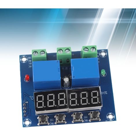 Module de contrôle de température et d'humidité XH-M452 DC 12V, carte de contrôle automatique de température et d'humidité à double sortie (1/5)