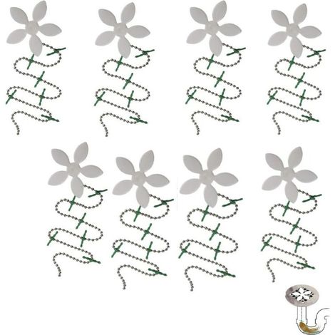 ttrape Cheveux pour Douche, Filtre à Cheveux, 10Pcs Attrape Cheveux, Lavabo Filtre, Anti-Obstruction, Décapant Les Cheveux, Protection Contre Le Colmatage, pour Salle de Bains, Cuisine (1/5)