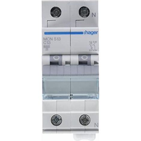 Interruttore Hager mcn513 13A 6kA (1/5)