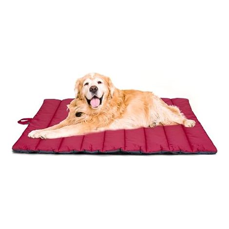 Tapis Grand Taille pour Chien et Chat Frais et Chaud Panier Pliable Coussin Lavable Antistatique Lit Voyage Exterieur Matelas Refroidissement (110 x 68 cm)