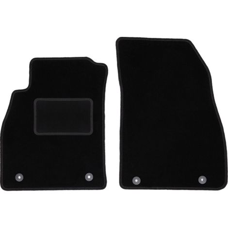 Alfombrillas delanteras para Opel Insignia A FL sedán, liftback, station wagon (2013-2017) negras (1/5)