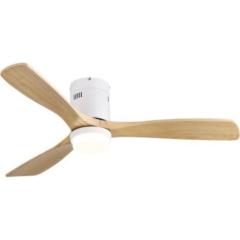 Deckenventilator mit Licht – 132 cm Holzventilator – Reversibler Gleichstrommotor – 6 Geschwindigkeitsstufen, Fernbedienung – 18-W-LED (1/5)