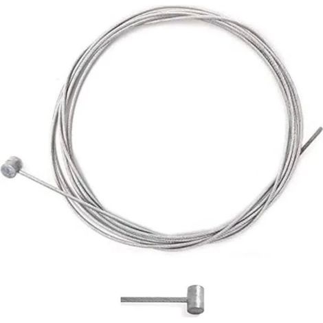 Câble souple acier 2.5mm x 2.5m – Tête marteau Ø9x10mm – Accessoire pour motoculteur et tondeuse – Pour traction et embrayage