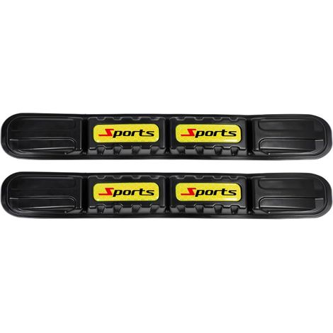 1 paire de bandes adhésives réfléchissantes anti-rayures pour pare-chocs de voiture (1/4)
