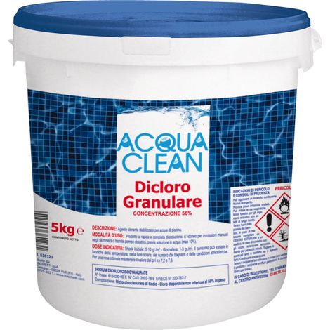 dicloro granulare Acqua Clean di Kg.25 (1/5)
