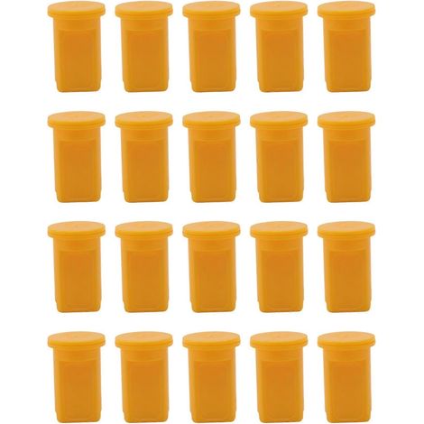 20PCS RC Agricultural Plant Protection UAV High Pressure Windproof Anti-Drift Flat Fan Spray Nozzles Yellow (1/5)