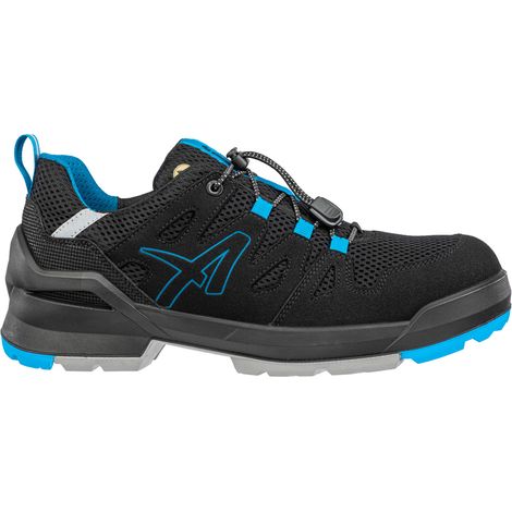 Calzado de seguridad vegano Albatros Fastpack Negro/azul Low S1PL ESD FO SR - 44 (EU)