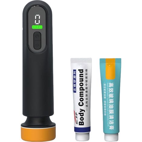 This electric vehicle polisher uses a copper-core motor to remove scratches and oil film from car windows. (1/4)