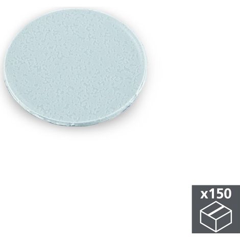 Emuca - Tappo coprivite Adesivo, Ø20mm, Grigio, Confezione di 150 Pezzi (1/3)