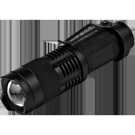 TORCIA 1 LED XPE 140LM NERA CON CLIP