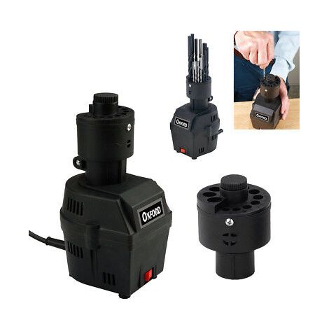 AFFILAPUNTE PER TRAPANO AFFILATORE ELETTRICO AFFILA PUNTE MOLA 70 W DOPPIA TESTA